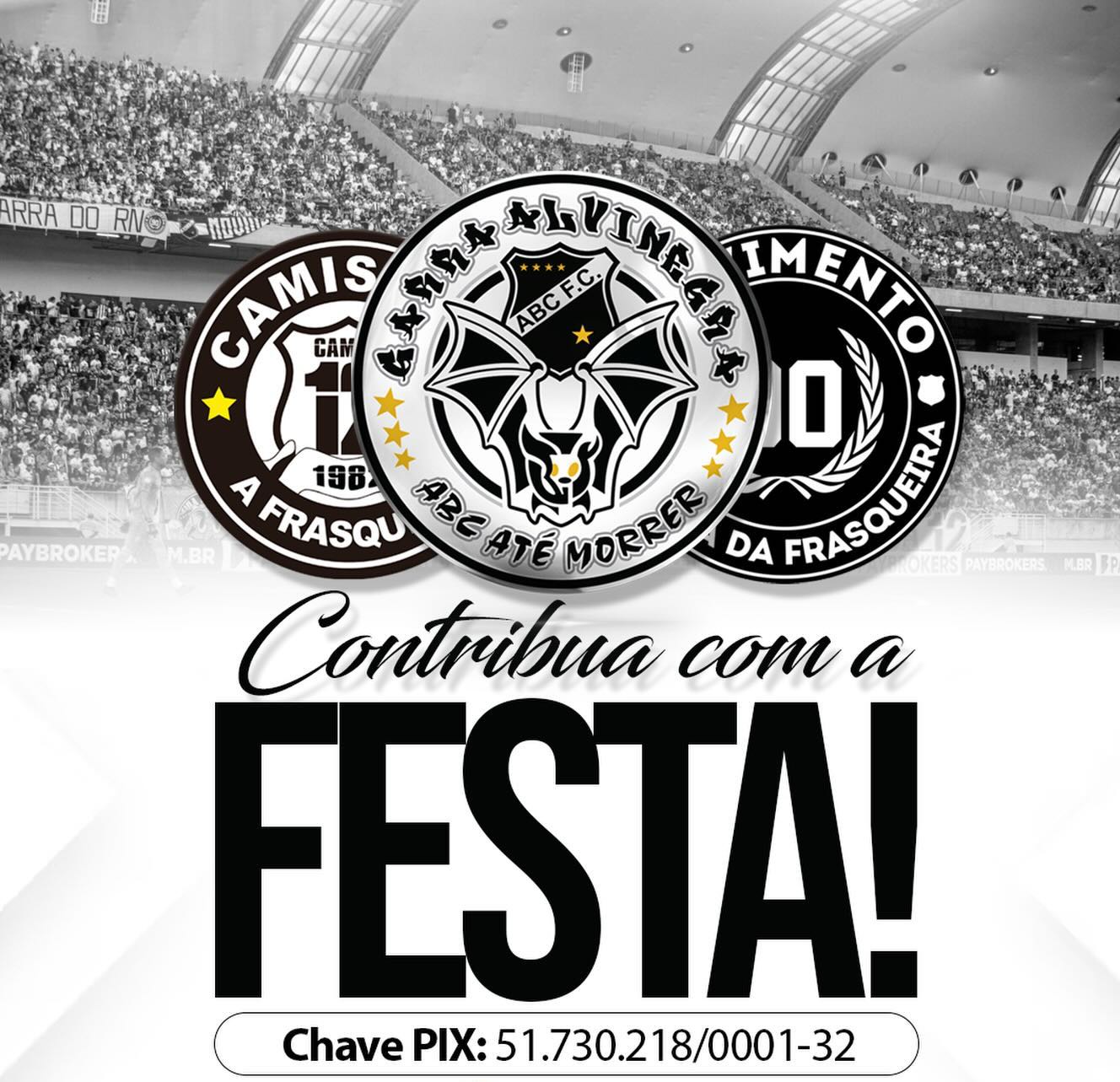 Contribua com a Festa na Arquibancada — ABC FC 2026